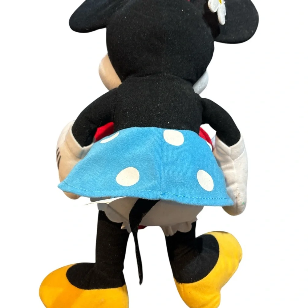 Disney Minnie Mouse Stuffed Animal Red/Black/Yellow/White. Adorable & NWT! ❤️🖤💛